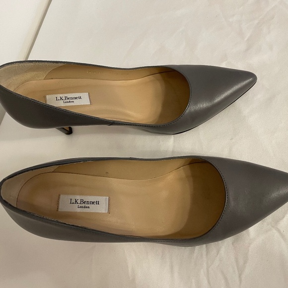 LK Bennett Floret Pump - Grey- size 6.5 (37) - Picture 5 of 6